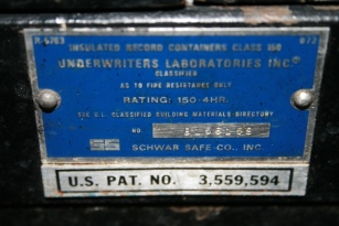 Used Schwab Databank Media Fire Safe