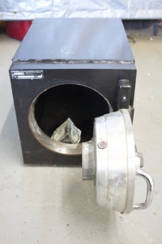 Used Amsec Round Door TL15 High Security Money Chest Safe